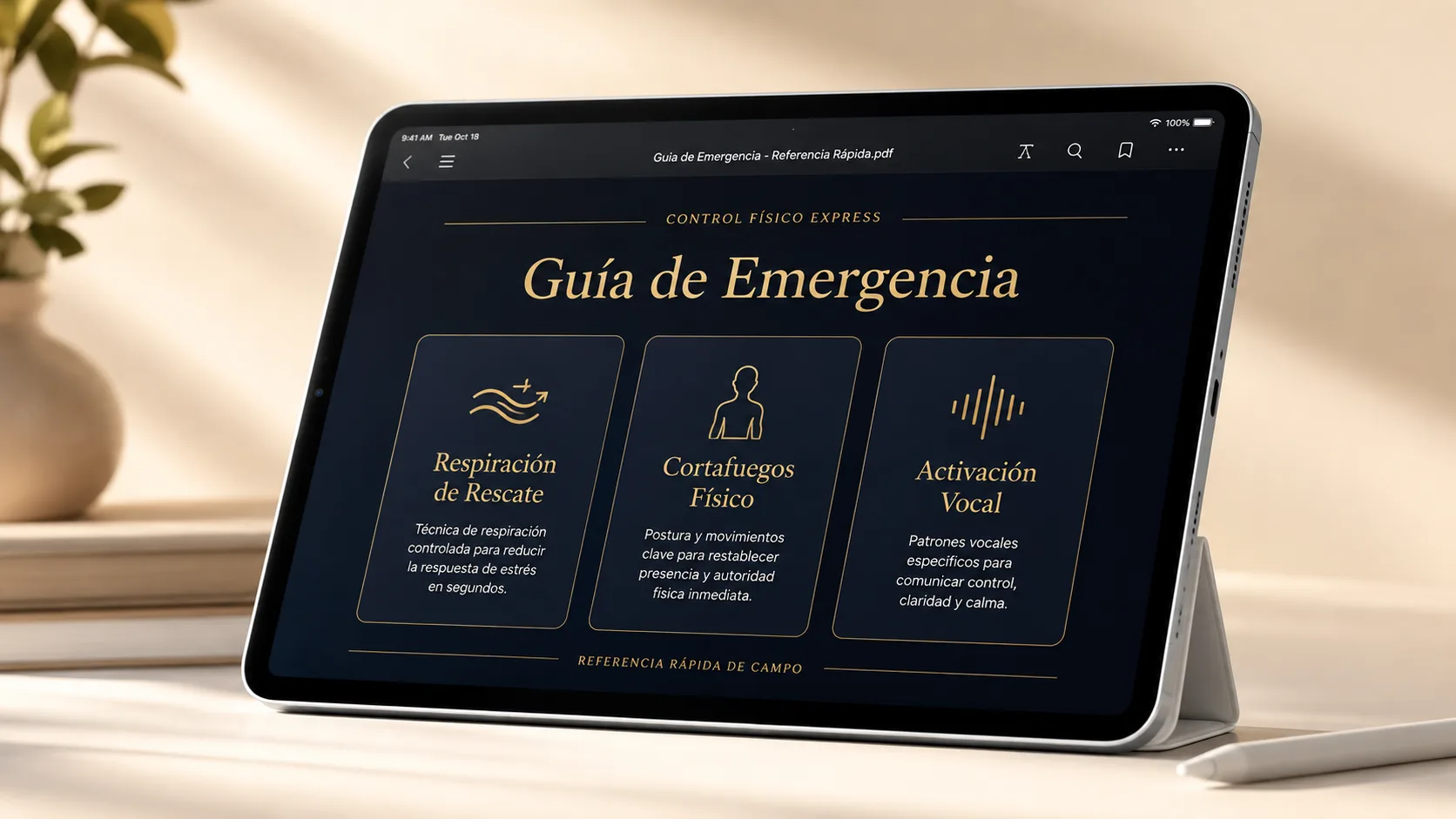 Bono 1: Guía de Emergencia - Control Físico Express